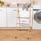 Household Essentials Bamboo V-Shaped Expandable Laundry Drying Rack
